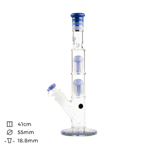 Szklane bongo z filtracją - Grace Glass Big Cane