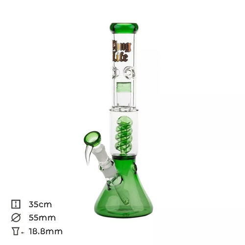 Szklane bongo z filtracją - Thug Life OG Series